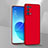 Hard Rigid Plastic Matte Finish Case Back Cover YK1 for Oppo Reno6 Pro+ Plus 5G Red