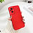 Hard Rigid Plastic Matte Finish Case Back Cover YK1 for Oppo Reno8 Z 5G Red