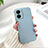 Hard Rigid Plastic Matte Finish Case Back Cover YK2 for OnePlus Nord N300 5G Sky Blue