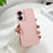 Hard Rigid Plastic Matte Finish Case Back Cover YK2 for Oppo A56S 5G Pink