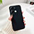 Hard Rigid Plastic Matte Finish Case Back Cover YK2 for Oppo Reno8 5G Black