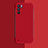Hard Rigid Plastic Matte Finish Case Back Cover YK4 for Oppo Reno6 Pro 5G India Red