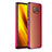 Hard Rigid Plastic Matte Finish Case Back Cover ZL1 for Xiaomi Poco X3 Red