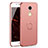 Hard Rigid Plastic Matte Finish Case Cover with Finger Ring Stand A01 for Huawei Enjoy 6 Rose Gold