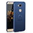 Hard Rigid Plastic Matte Finish Case Cover with Finger Ring Stand A01 for Huawei GR5 Blue