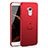 Hard Rigid Plastic Matte Finish Case Cover with Finger Ring Stand A01 for Huawei Honor 6A Red