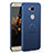 Hard Rigid Plastic Matte Finish Case Cover with Finger Ring Stand A01 for Huawei Honor Play 5X Blue