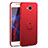 Hard Rigid Plastic Matte Finish Case Cover with Finger Ring Stand A01 for Huawei Nova Young Red