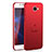 Hard Rigid Plastic Matte Finish Case Cover with Finger Ring Stand A01 for Huawei Y5 II Y5 2 Red