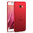 Hard Rigid Plastic Matte Finish Case Cover with Finger Ring Stand A01 for Samsung Galaxy C7 SM-C7000 Red