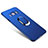 Hard Rigid Plastic Matte Finish Case Cover with Finger Ring Stand A01 for Samsung Galaxy S8 Blue