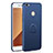 Hard Rigid Plastic Matte Finish Case Cover with Finger Ring Stand A01 for Xiaomi Redmi Y1 Blue