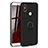 Hard Rigid Plastic Matte Finish Case Cover with Finger Ring Stand A01 for Xiaomi Redmi Y2 Black