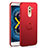 Hard Rigid Plastic Matte Finish Case Cover with Finger Ring Stand A02 for Huawei Mate 9 Lite Red