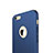 Hard Rigid Plastic Matte Finish Case Cover with Finger Ring Stand for Apple iPhone SE (2020) Blue
