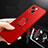 Hard Rigid Plastic Matte Finish Case Cover with Magnetic Finger Ring Stand A01 for Apple iPhone 13