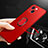 Hard Rigid Plastic Matte Finish Case Cover with Magnetic Finger Ring Stand A01 for Apple iPhone 13 Mini