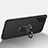 Hard Rigid Plastic Matte Finish Case Cover with Magnetic Finger Ring Stand A01 for Realme Q2 Pro 5G