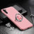 Hard Rigid Plastic Matte Finish Case Cover with Magnetic Finger Ring Stand A01 for Samsung Galaxy Note 10