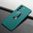 Hard Rigid Plastic Matte Finish Case Cover with Magnetic Finger Ring Stand A01 for Samsung Galaxy S23 5G Green