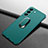Hard Rigid Plastic Matte Finish Case Cover with Magnetic Finger Ring Stand A01 for Samsung Galaxy S25 Plus 5G Green