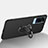 Hard Rigid Plastic Matte Finish Case Cover with Magnetic Finger Ring Stand A01 for Vivo X60 Pro 5G