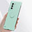 Hard Rigid Plastic Matte Finish Case Cover with Magnetic Finger Ring Stand A02 for Samsung Galaxy S21 Plus 5G