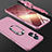 Hard Rigid Plastic Matte Finish Case Cover with Magnetic Finger Ring Stand GK1 for Oppo F21s Pro 5G Rose Gold