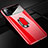 Hard Rigid Plastic Matte Finish Case Cover with Magnetic Finger Ring Stand P01 for Oppo A92