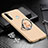 Hard Rigid Plastic Matte Finish Case Cover with Magnetic Finger Ring Stand P01 for Xiaomi Redmi Note 8T