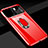 Hard Rigid Plastic Matte Finish Case Cover with Magnetic Finger Ring Stand P02 for Xiaomi Redmi Note 8 Pro
