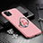 Hard Rigid Plastic Matte Finish Case Cover with Magnetic Finger Ring Stand P03 for Apple iPhone 11 Pro Max