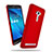 Hard Rigid Plastic Matte Finish Case for Asus Zenfone Selfie ZD551KL Red
