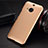 Hard Rigid Plastic Matte Finish Case for HTC One M9 Plus Gold