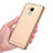 Hard Rigid Plastic Matte Finish Case for Huawei GR5 Mini Gold