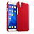 Hard Rigid Plastic Matte Finish Case for Huawei Honor 7i shot X Red