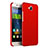 Hard Rigid Plastic Matte Finish Case for Huawei Y6 Pro Red