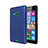 Hard Rigid Plastic Matte Finish Case for Microsoft Lumia 535 Blue