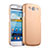 Hard Rigid Plastic Matte Finish Case for Samsung Galaxy S3 4G i9305 Gold