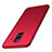 Hard Rigid Plastic Matte Finish Case M02 for Samsung Galaxy A6 Plus Red