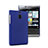 Hard Rigid Plastic Matte Finish Cover for Blackberry Passport Silver Edition Blue
