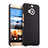 Hard Rigid Plastic Matte Finish Cover for HTC One M9 Plus Black