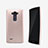 Hard Rigid Plastic Matte Finish Cover for LG G Flex 2 Rose Gold