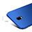 Hard Rigid Plastic Matte Finish Cover for Samsung Galaxy C7 (2017) Blue