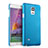 Hard Rigid Plastic Matte Finish Cover for Samsung Galaxy Note 4 SM-N910F Sky Blue
