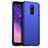 Hard Rigid Plastic Matte Finish Cover M03 for Samsung Galaxy A6 Plus (2018) Blue