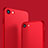 Hard Rigid Plastic Matte Finish Cover M10 for Apple iPhone 7 Red