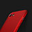 Hard Rigid Plastic Matte Finish Cover M10 for Apple iPhone 8 Red