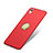 Hard Rigid Plastic Matte Finish Cover with Finger Ring Stand A03 for Huawei Honor Holly 3 Red