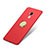 Hard Rigid Plastic Matte Finish Cover with Finger Ring Stand A04 for Huawei GR5 Mini Red